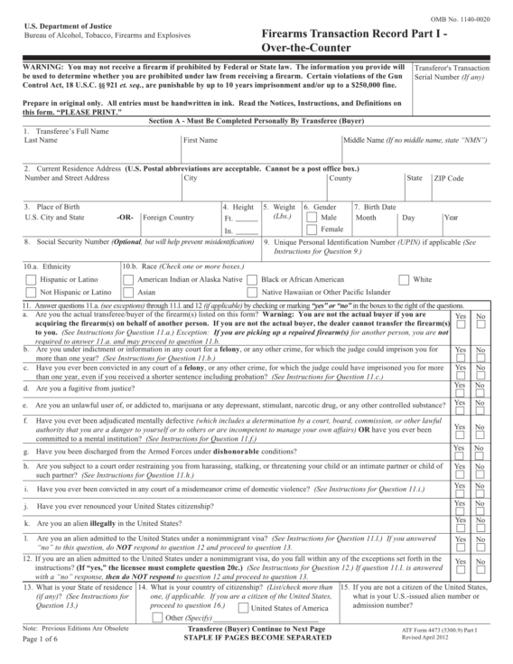 Why ATF Form 4473 Is So Bad | Jews Can Shoot